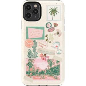 Casely iPhone 11 Pro Max Case | Dark Fantasy | Contrast Floral | Essential Slim Dual-Layer Protective Design(Vintage Vacay | FashionPass x Casely)