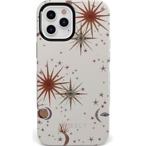 Casely iPhone 11 Pro Max Case | Dark Fantasy | Contrast Floral | Essential Slim Dual-Layer Protective Design(What’s Your Sign? | Zodiac Stars)