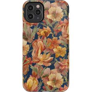 Casely iPhone 11 Pro Max Case | Fallen Gold | Antique Floral | Essential Slim Dual-Layer Protective Design