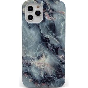 Casely iPhone 11 Pro Max Case | Here Comes The Sun | Colorblock Sunset | Classic Ultra Slim Design(Blue Marble)