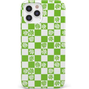 Casely iPhone 11 Pro Max Case | Here Comes The Sun | Colorblock Sunset | Classic Ultra Slim Design(Check Mate | Daisy Checkerboard Floral)