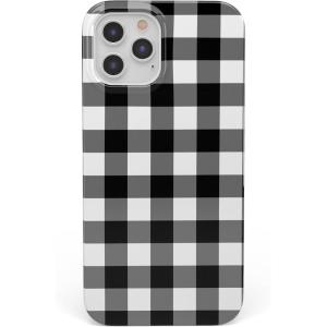 Casely iPhone 11 Pro Max Case | Here Comes The Sun | Colorblock Sunset | Classic Ultra Slim Design(Check Me Out | Checkerboard)