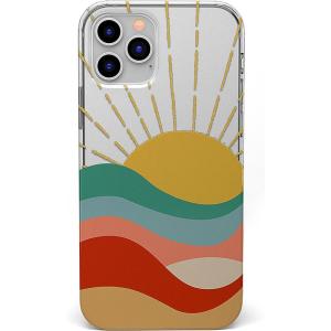 Casely iPhone 11 Pro Max Case | Here Comes The Sun | Colorblock Sunset | Classic Ultra Slim Design(Here Comes the Sun | Colorblock Sunset)
