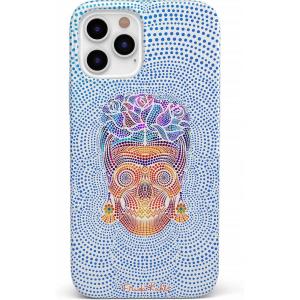 Casely iPhone 11 Pro Max Case | Here Comes The Sun | Colorblock Sunset | Classic Ultra Slim Design(Vida y Muerte | Frida Kahlo Dotted Skull)