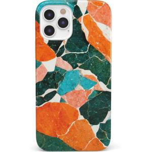 Casely iPhone 11 Pro Max Case | Here Comes The Sun | Colorblock Sunset | Classic Ultra Slim Design(Yes  of Quartz! | Sculpted Marble)