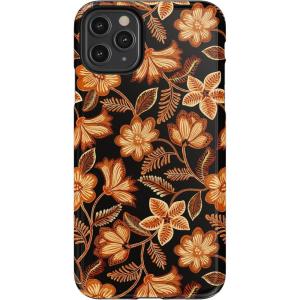 Casely iPhone 11 Pro Max Case | Maple Flowers | Floral Foliage | Essential Slim Dual-Layer Protective Design