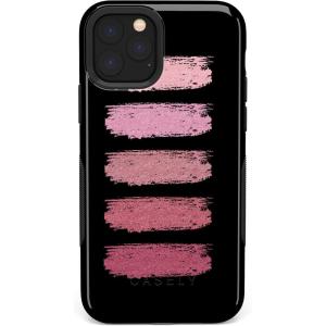 Casely iPhone 11 Pro Max Case | Totally Rad | Daisy Print Floral | Bold Protective Design(Insta Famous! Makeup Swatch)