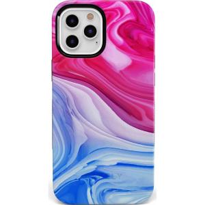 Casely iPhone 11 Pro Max Case | Totally Rad | Daisy Print Floral | Bold Protective Design(Land & Sea | Marble Swirl)