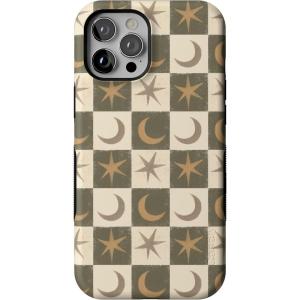 Casely iPhone 12 Pro Max Case | Mystic Moonstar | Green Celestial | Bold Protective Design | MagSafe Compatible Design