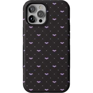 Casely iPhone 12 Pro Max Case | Such a Battie | Purple Bats | Bold Protective Design | MagSafe Compatible Design