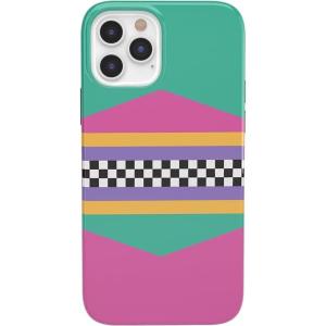 Casely iPhone 12/12 Pro Case | Deep Sea | Blue Marble | Classic Ultra Slim Design(Rad Dad | 80’s Colorblock)