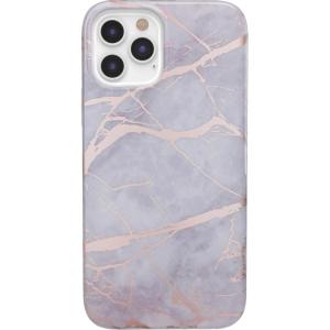 Casely iPhone 12/12 Pro Case | Deep Sea | Blue Marble | Classic Ultra Slim Design(Touch of Lavender | Lavender & Rose Gold Marble)