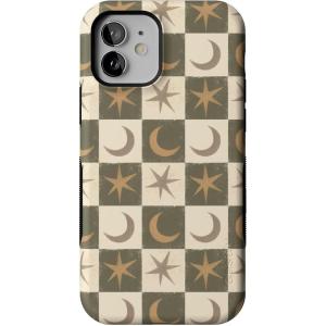 Casely iPhone 12/12 Pro Case | Mystic Moonstar | Green Celestial | Bold Protective Design | MagSafe Compatible Design