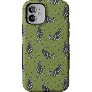 Casely iPhone 12/12 Pro Case | Sabrina’s Bestie | Black Cats | Bold Protective Design | MagSafe Compatible Design