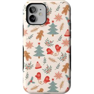 Casely iPhone 12/12 Pro Case | Sugar and Spice | Holiday Cookie | Bold Protective Design | MagSafe Compatible Design