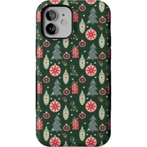 Casely iPhone 12/12 Pro Case | Tinsel Town | Christmas Ornament | Bold Protective Design | MagSafe Compatible Design