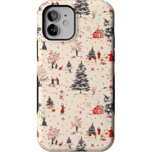 Casely iPhone 12/12 Pro Case | Winter Nostalgia | Vintage Holiday | Bold Protective Design | MagSafe Compatible Design