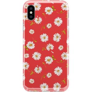Casely iPhone Xs Max Case | Accept The Rose | Blooming Red Rose Floral | Classic Ultra Slim Design(Daisy Daydream Red Coral Floral)