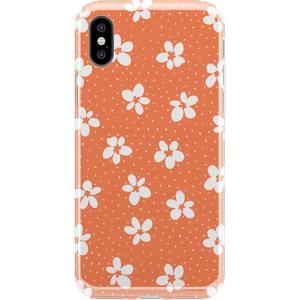 Casely iPhone Xs Max Case | Accept The Rose | Blooming Red Rose Floral | Classic Ultra Slim Design(Flower My World | Burnt Orange Floral)