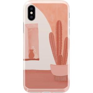 Casely iPhone Xs Max Case | Floral Forest | Navy Cherry Blossom Floral | Classic Ultra Slim Design(Desert Daze | Peachy Cactus)