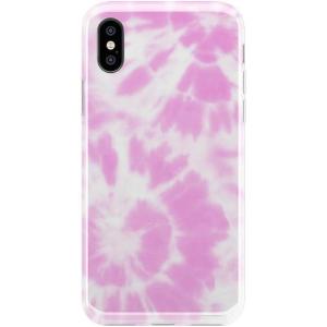 Casely iPhone Xs Max Case | Floral Forest | Navy Cherry Blossom Floral | Classic Ultra Slim Design(Down for Whatever | Light Pink Tie Dye)