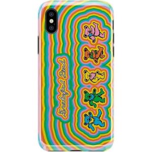 Casely iPhone Xs Max Case | Floral Forest | Navy Cherry Blossom Floral | Classic Ultra Slim Design(In the Groove | Grateful Dead Dancing Bears)