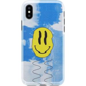Casely iPhone Xs Max Case | Floral Forest | Navy Cherry Blossom Floral | Classic Ultra Slim Design(On Cloud Nine | Glitch Smiley Face)