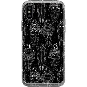 Casely iPhone Xs Max Case | Floral Forest | Navy Cherry Blossom Floral | Classic Ultra Slim Design(Spaceman | Out of this World Astronaut)