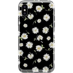 Casely iPhone Xs Max Case | Heart Throb | Endless Hearts | Classic Ultra Slim Design(Daisy Daydream Black Floral)