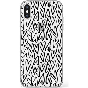 Casely iPhone Xs Max Case | Heart Throb | Endless Hearts | Classic Ultra Slim Design(Heart Throb | Endless Hearts)