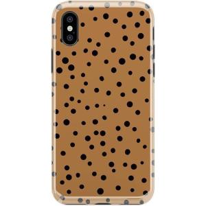 Casely iPhone Xs Max Case | Heart Throb | Endless Hearts | Classic Ultra Slim Design(Spot On | Dotted Animal)