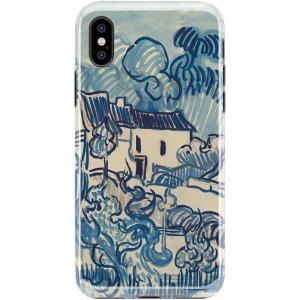 Casely iPhone Xs Max Case | Heart Throb | Endless Hearts | Classic Ultra Slim Design(Van Gogh | Landscape With Houses)
