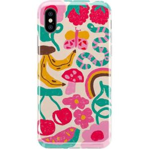Casely iPhone Xs Max Case | Rad Dad | 80’s Colorblock | Classic Ultra Slim Design(Doodle Bug | Crayola Crayon)