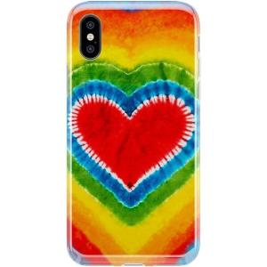 Casely iPhone Xs Max Case | Rad Dad | 80’s Colorblock | Classic Ultra Slim Design(I Heart Tie Dye)