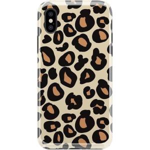 Casely iPhone Xs Max Case | Rad Dad | 80’s Colorblock | Classic Ultra Slim Design(Into the Wild | Leopard)