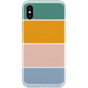 Casely iPhone Xs Max Case | Rad Dad | 80’s Colorblock | Classic Ultra Slim Design(Paint The Town | Colorblock Stripes)