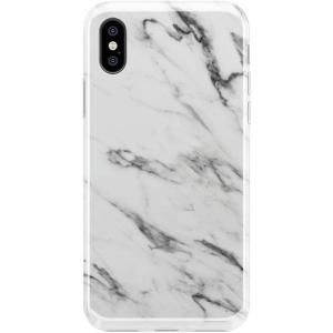 Casely iPhone Xs Max Case | Rad Dad | 80’s Colorblock | Classic Ultra Slim Design(White Marble)