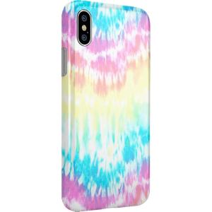 Casely iPhone Xs Max Case | Rad Dad | 80’s Colorblock | Classic Ultra Slim Design(Wild & Free Rainbow Tie Dye)