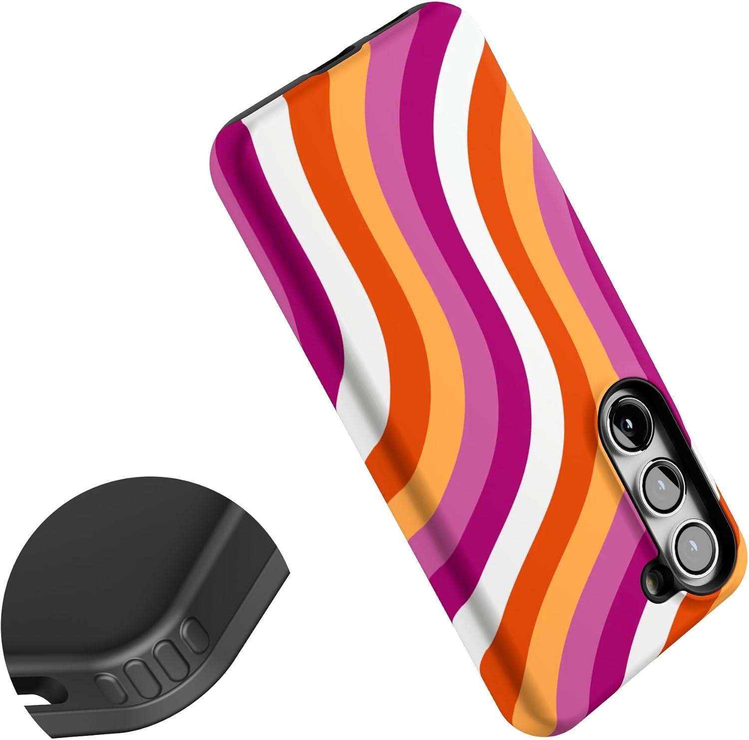 imageCasely Galaxy S23 Plus Case Cherry on Top Red Cherries Essential Slim DualLayer Protective DesignAll for Love Pride