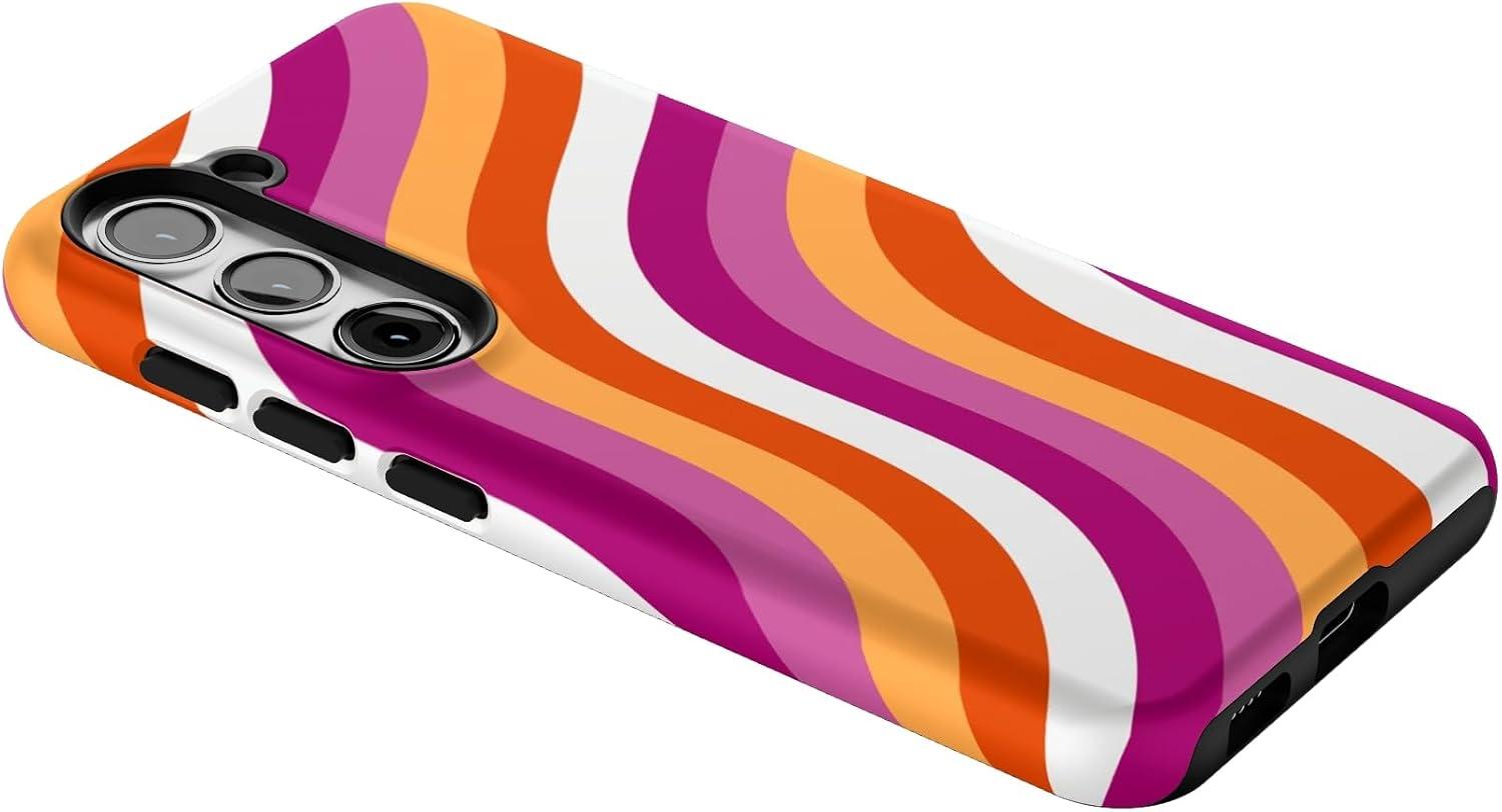 imageCasely Galaxy S23 Plus Case Cherry on Top Red Cherries Essential Slim DualLayer Protective DesignAll for Love Pride