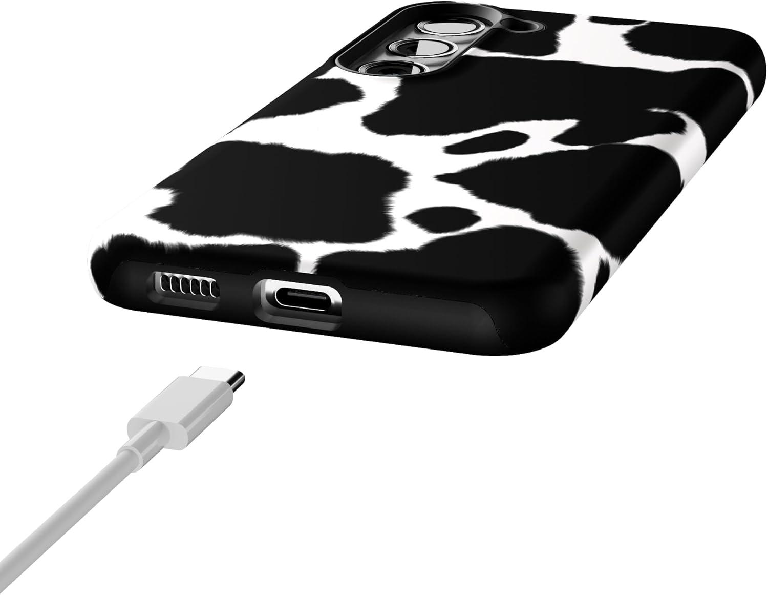 imageCasely Galaxy S23 Plus Case Cherry on Top Red Cherries Essential Slim DualLayer Protective DesignCurrent MOOd Cow Print