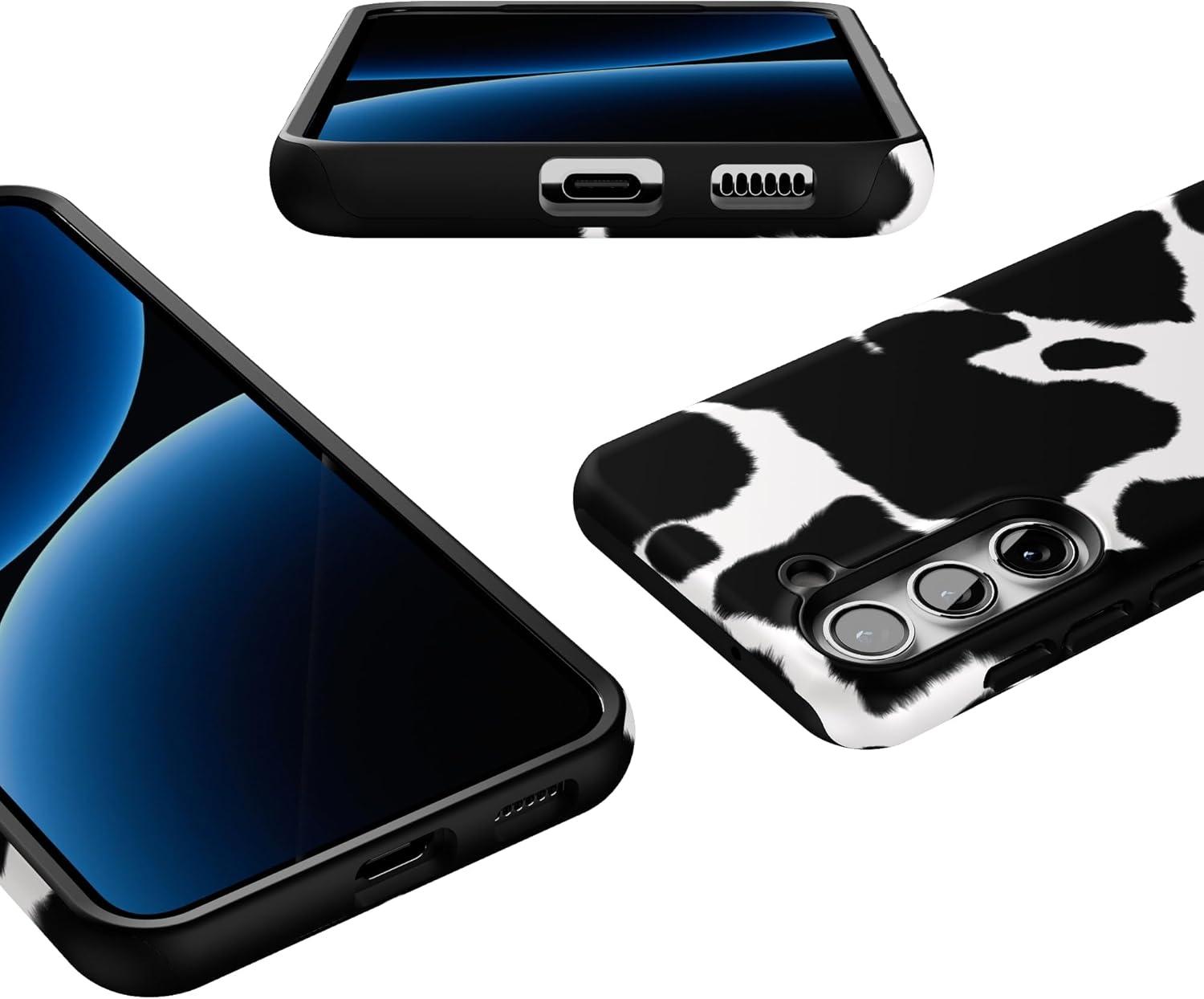 imageCasely Galaxy S23 Plus Case Cherry on Top Red Cherries Essential Slim DualLayer Protective DesignCurrent MOOd Cow Print