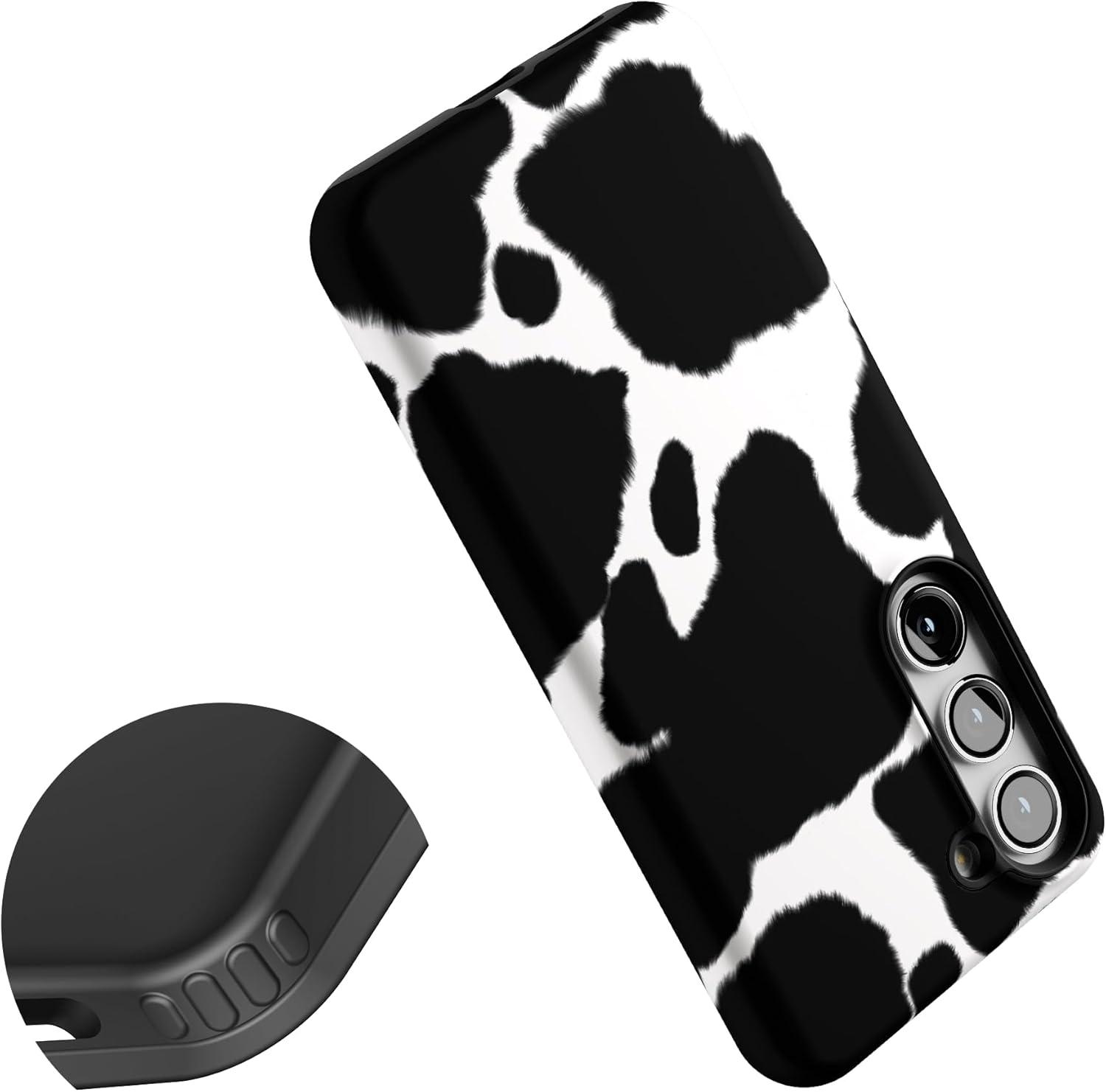 imageCasely Galaxy S23 Plus Case Cherry on Top Red Cherries Essential Slim DualLayer Protective DesignCurrent MOOd Cow Print