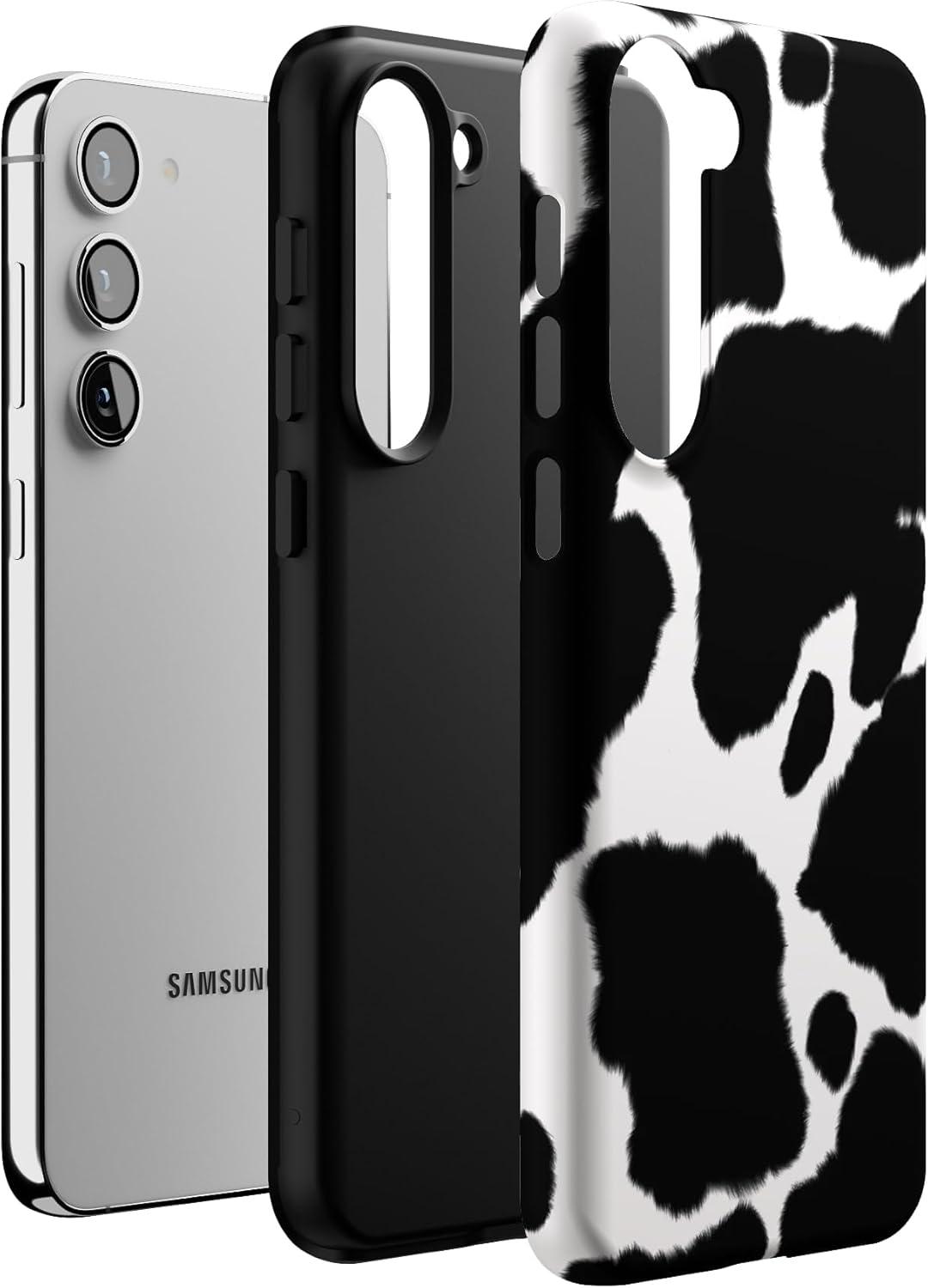 imageCasely Galaxy S23 Plus Case Cherry on Top Red Cherries Essential Slim DualLayer Protective DesignCurrent MOOd Cow Print