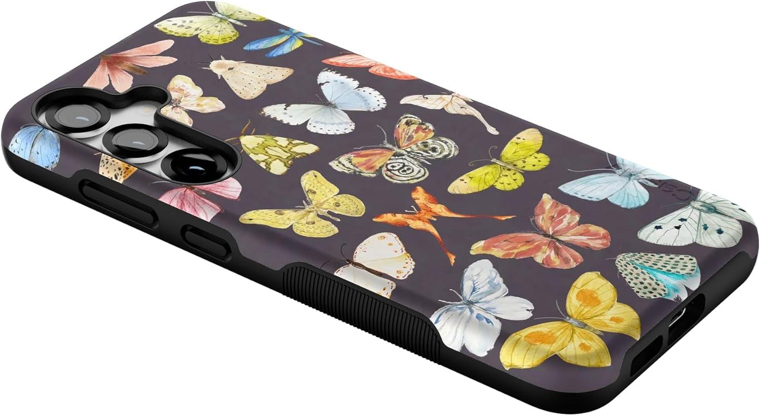 imageCasely Galaxy S25 Plus Case Lucky You Shamrock Bold Protective Design Compatible with MagSafeMidnight Monarch Jenna Palek x Casely