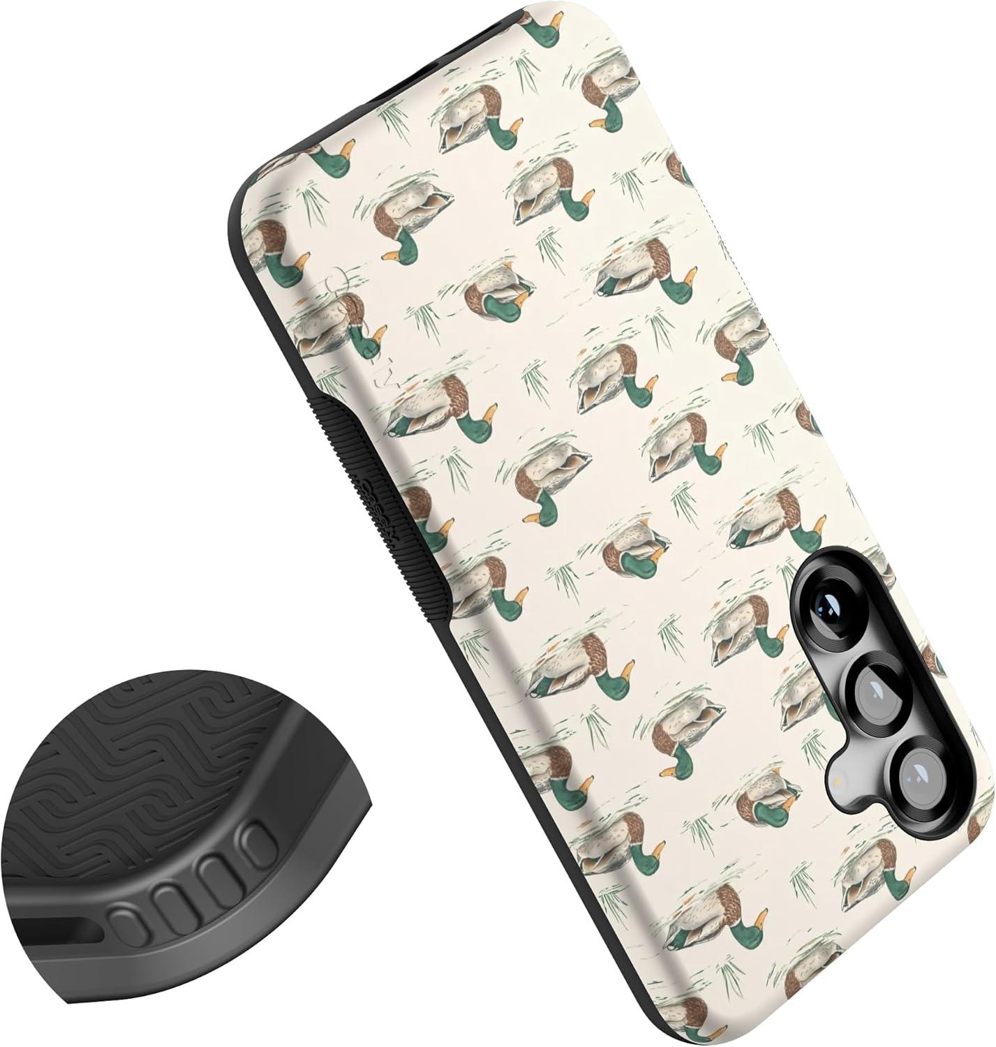 imageCasely Galaxy S25 Plus Case Lucky You Shamrock Bold Protective Design Compatible with MagSafeThe Boyfriend Collection Mallard Co