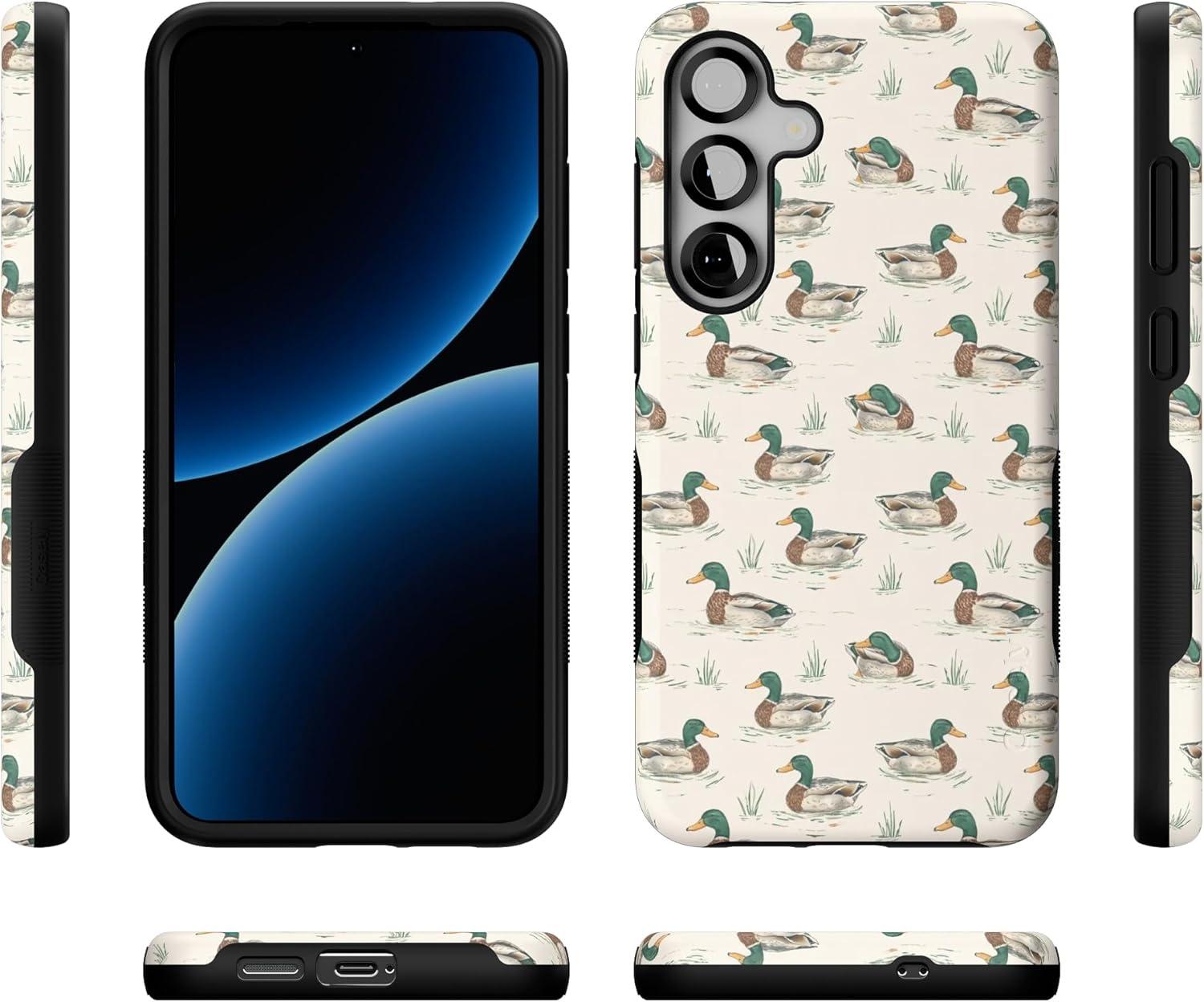 imageCasely Galaxy S25 Plus Case Lucky You Shamrock Bold Protective Design Compatible with MagSafeThe Boyfriend Collection Mallard Co