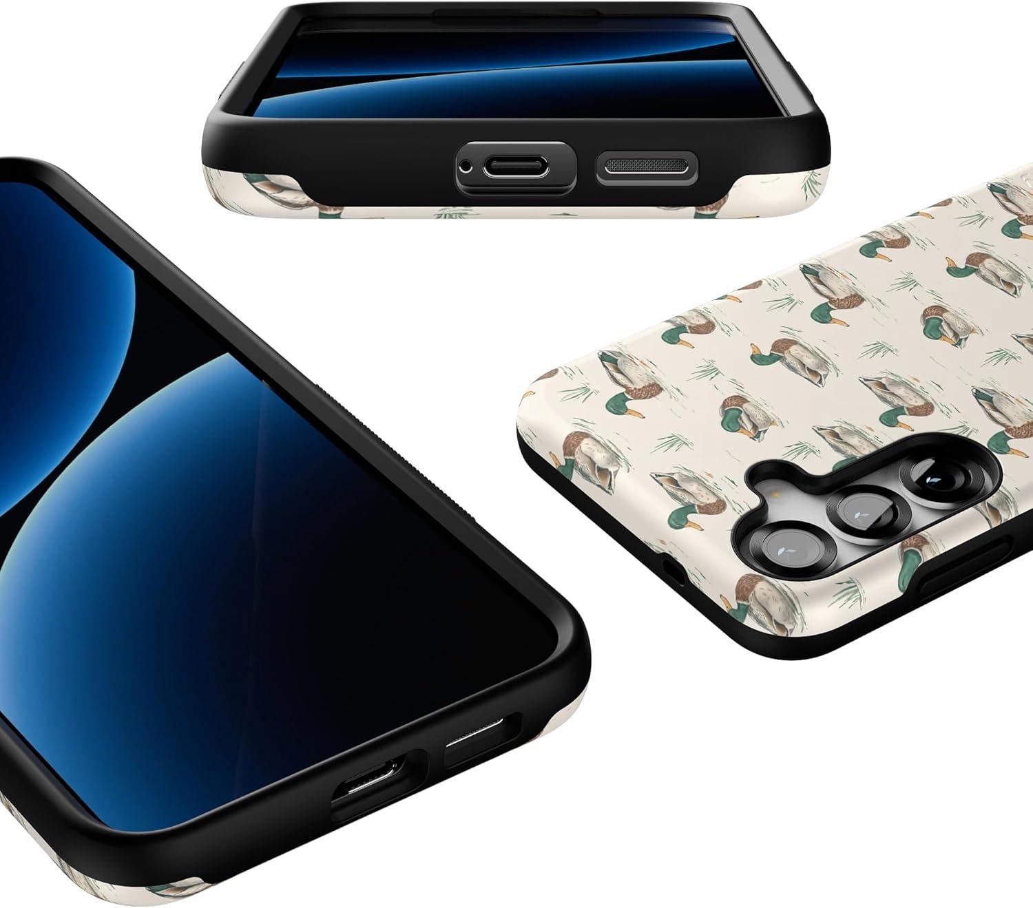 imageCasely Galaxy S25 Plus Case Lucky You Shamrock Bold Protective Design Compatible with MagSafeThe Boyfriend Collection Mallard Co