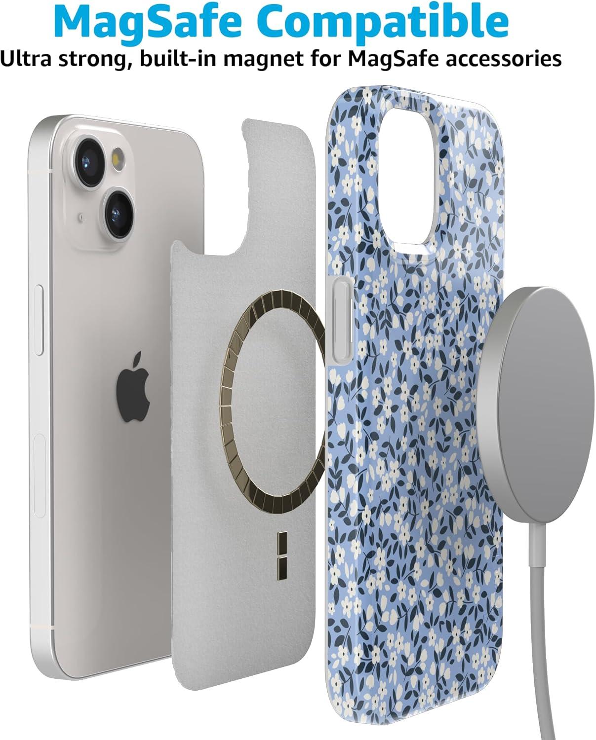 imageCasely iPhone 15 Plus Case  Monets Morning  The Met Museum  Compatible with MagSafe  Classic Ultra Slim DesignPicking Daisies  Cottagecore