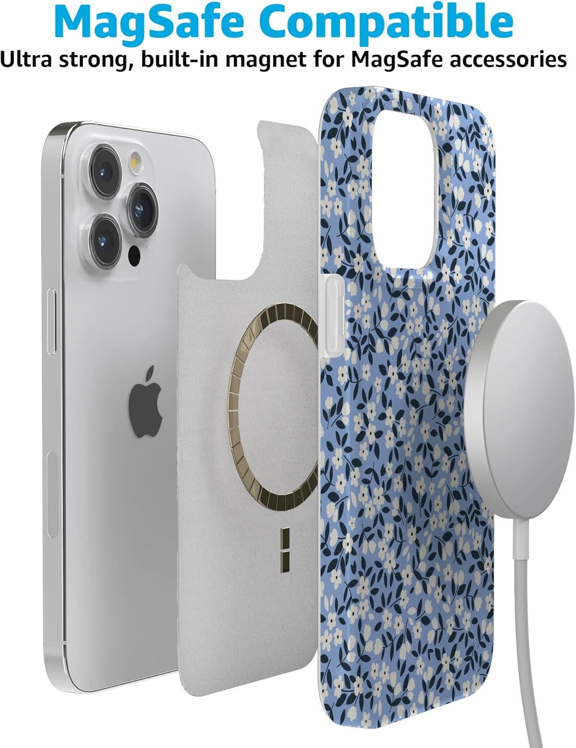 imageCasely iPhone 15 Pro Max Case  Monets Water Lilies  The Met Museum  Compatible with MagSafe  Classic Ultra Slim DesignPicking Daisies  Cottagecore